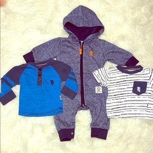 English Laundry 3 piece set infant 3-6 mnth bundle